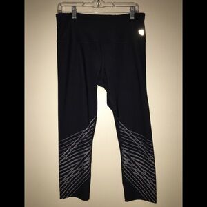 Hind Run Reflective Capri W/ Print L